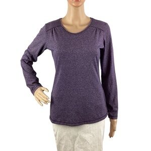 Columbia Top Size S Purple Long Sleeve